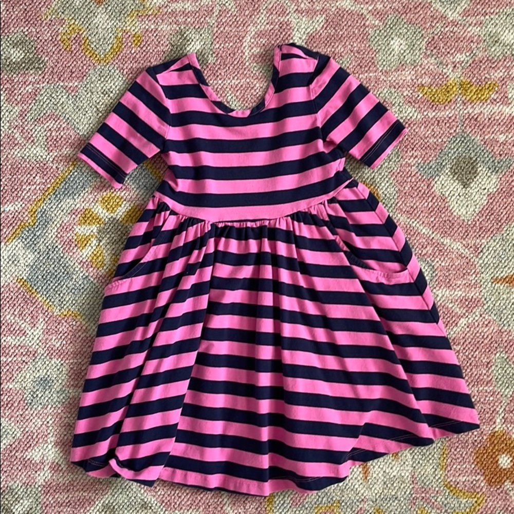 Hanna Andersson striped ballet dress pockets